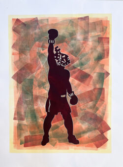 <span class="jr-art-title">El Campeón</span><span class="jr-art-detail">Monoprint on paper · 22” x 30” · S O L D</span><a class="jr-art-inquire" href="mailto:joe@joeray.com?subject=Interested%20in%20%22El%20Campe%C3%B3n%22">Inquire to Purchase</a> El Campeón by Joe Ray