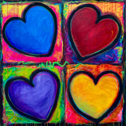 <span class="jr-art-title">LA VIDA DULCE</span><span class="jr-art-detail">48” x 48” · Acrylic, glitter on canvas · $5,000</span><a class="jr-art-inquire" href="mailto:joe@joeray.com?subject=Interested%20in%20%22LA%20VIDA%20DULCE%22">Inquire to Purchase</a> LA VIDA DULCE by Joe Ray