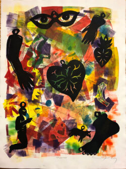 <span class="jr-art-title">PILGRIMAGE</span><span class="jr-art-detail">Monoprint on paper · 22” x 30” · $900</span><a class="jr-art-inquire" href="mailto:joe@joeray.com?subject=Interested%20in%20%22PILGRIMAGE%22">Inquire to Purchase</a> PILGRIMAGE by Joe Ray