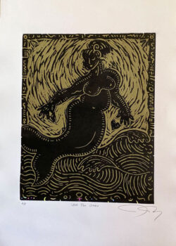 UNO POR OTRO (Bronze Background) by Joe Ray