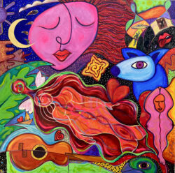 <span class="jr-art-title">YOU SEEM A LITTLE DISTRACTED</span><span class="jr-art-detail">Mixed Media, Acrylic, Glitter on Canvas · 48” x 48” · $5,000</span><a class="jr-art-inquire" href="mailto:joe@joeray.com?subject=Interested%20in%20%22YOU%20SEEM%20A%20LITTLE%20DISTRACTED%22">Inquire to Purchase</a> YOU SEEM A LITTLE DISTRACTED by Joe Ray