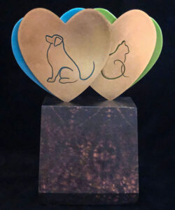 The 100,000 Lives Saved Award — custom award sculpture by Joe Ray
